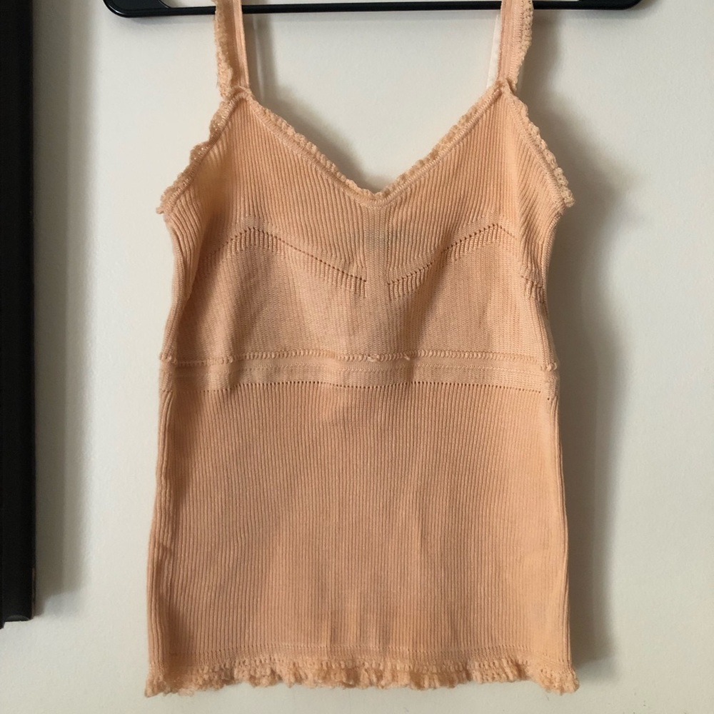 Cute Peruvian Connection Peach Tank Top
